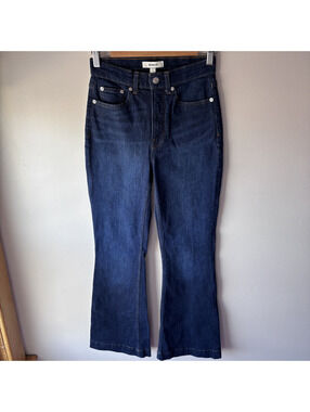 SPANX Dark Wash Flared Jeans Size 4
